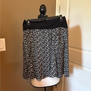 Together Skirt CAbi Black and White A-Line Skirt